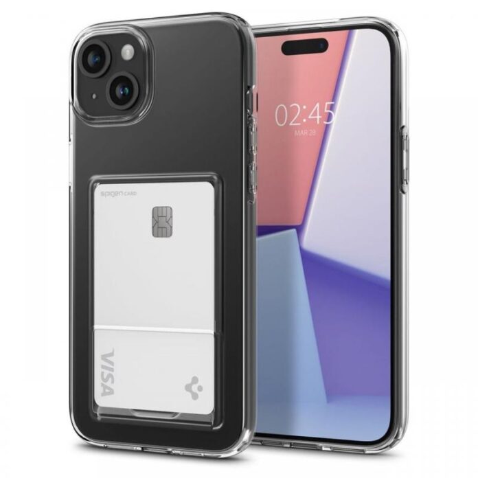 Spigen Husa Crystal Slot iPhone 15 Transparent Spigen Husa Crystal Slot iPhone 15 Transparent