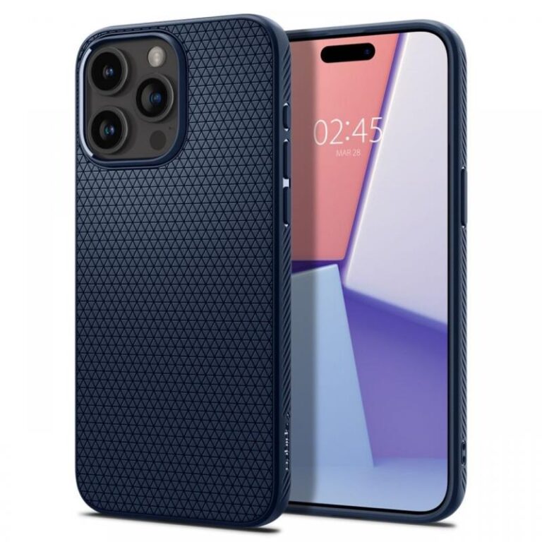 Spigen Husa Liquid Air iPhone 15 Pro Matte Black