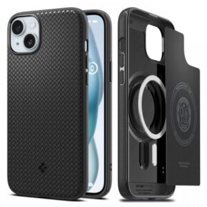 Spigen Husa Mag Armor MagSafe iPhone 15 Plus Albastru Spigen Husa Mag Armor MagSafe iPhone 15 Plus Albastru