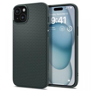 Spigen Husa Liquid Air iPhone 15 Abyss Green Spigen Husa Liquid Air iPhone 15 Abyss Green