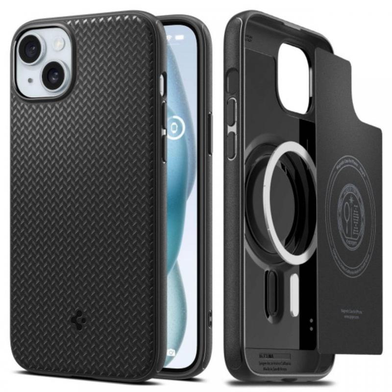 Spigen Husa Mag Armor MagSafe iPhone 15 Albastru Spigen Husa Mag Armor MagSafe iPhone 15 Albastru