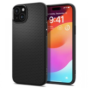Spigen Husa Liquid Air iPhone 15 Navy Blue Spigen Husa Liquid Air iPhone 15 Navy Blue