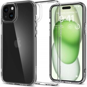 Spigen Husa Ultra Hybrid iPhone 15 Plus Crystal Clear Spigen Husa Ultra Hybrid iPhone 15 Plus Crystal Clear