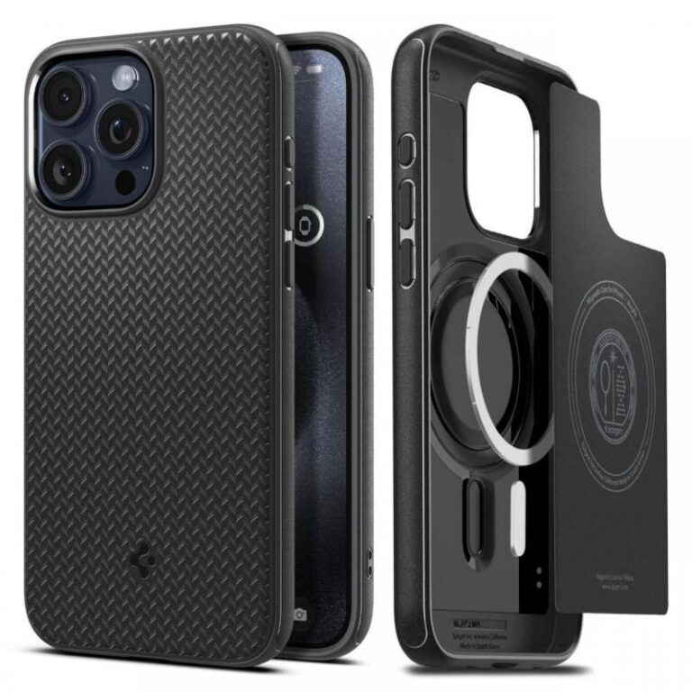 Spigen Husa Mag Armor MagSafe iPhone 15 Pro Max Albastru