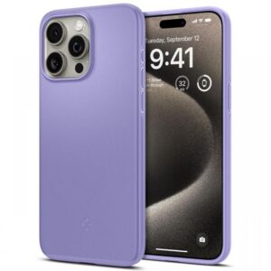 Spigen Husa Thin Fit iPhone 15 Pro Max Iris Purple Spigen Husa Thin Fit iPhone 15 Pro Max Iris Purple