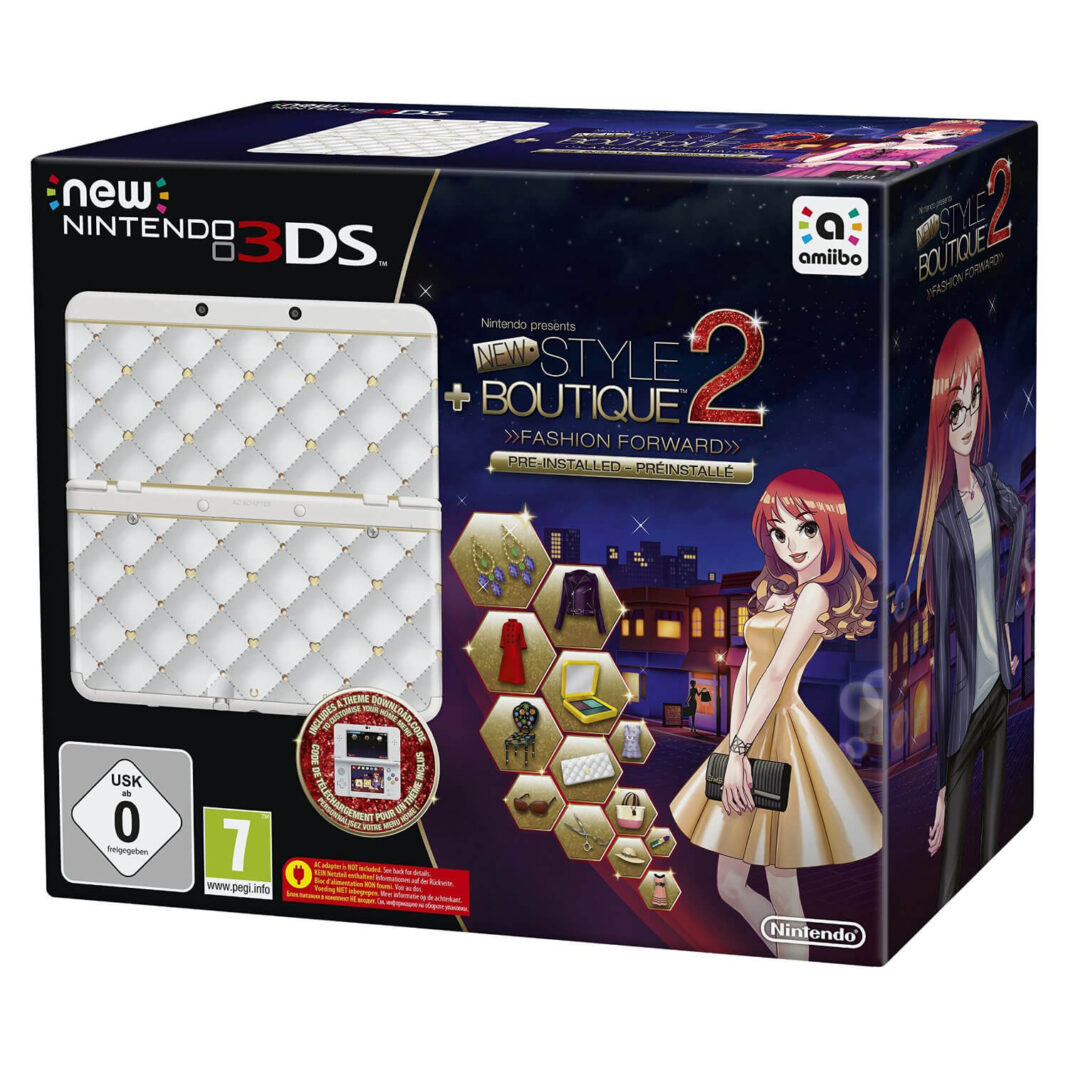 Consola Nintendo 3Ds, Style Boutique 2, Alb