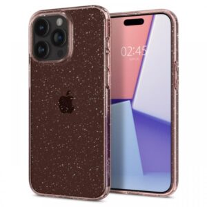 Spigen Husa Liquid Crystal Glitter iPhone 15 Pro Max Roz Spigen Husa Liquid Crystal Glitter iPhone 15 Pro Max Roz