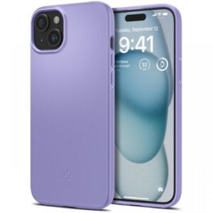 Spigen Husa Thin Fit iPhone 15 Iris Purple Spigen Husa Thin Fit iPhone 15 Iris Purple