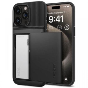 Spigen Husa Slim Armor Cs iPhone 15 Pro Max Roz Spigen Husa Slim Armor Cs iPhone 15 Pro Max Roz