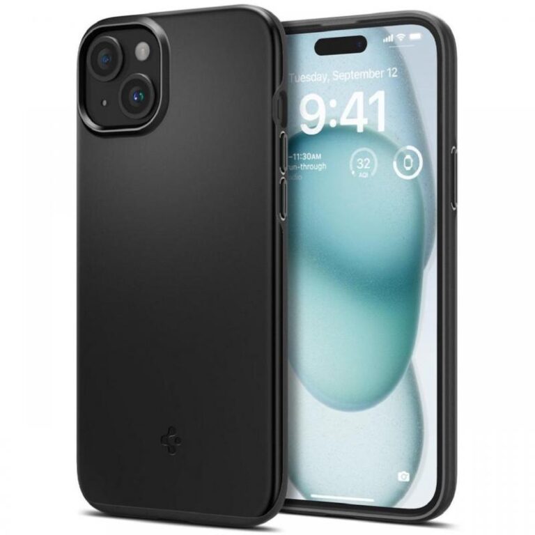 Spigen Husa Thin Fit iPhone 15 Navy Blue
