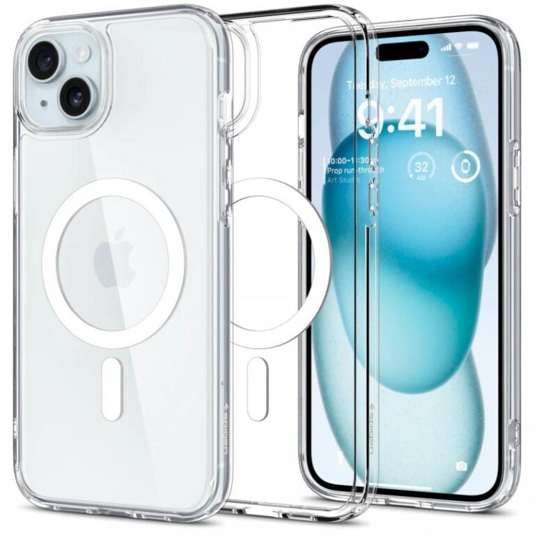 Spigen Husa Ultra Hybrid MagSafe iPhone 15 Plus Graphite
