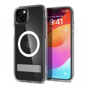 Spigen Husa Ultra Hybrid S MagSafe iPhone 15 Crystal Clear Spigen Husa Ultra Hybrid S MagSafe iPhone 15 Crystal Clear