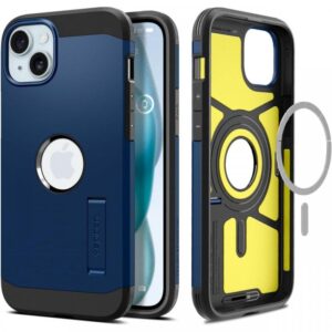 Spigen Husa Tough Armor MagSafe iPhone 15 Black Spigen Husa Tough Armor MagSafe iPhone 15 Black