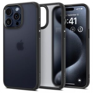 Spigen Husa Ultra Hybrid iPhone 15 Pro Max Frost Green Spigen Husa Ultra Hybrid iPhone 15 Pro Max Frost Green