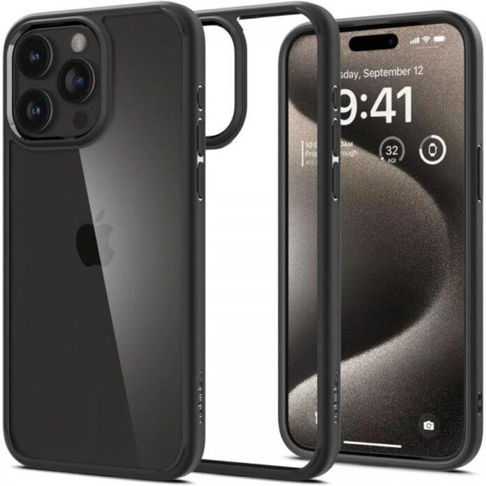 Spigen Husa Ultra Hybrid iPhone 15 Pro Max Sand Beige