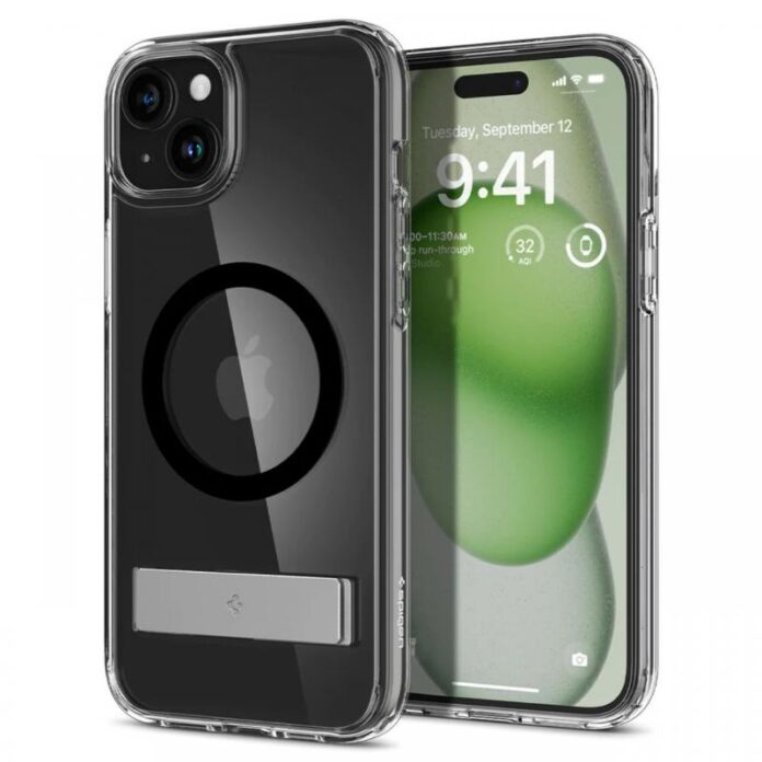Spigen Husa Ultra Hybrid S MagSafe iPhone 15 Black