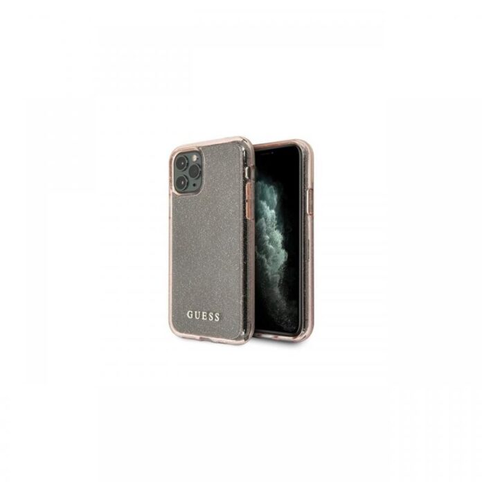 Husa iPhone 11 Pro Max Guess Glitter Roz Husa iPhone 11 Pro Max Guess Glitter Roz