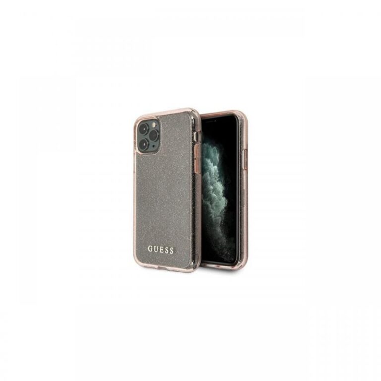 Husa iPhone 11 Pro Max Guess Glitter Roz