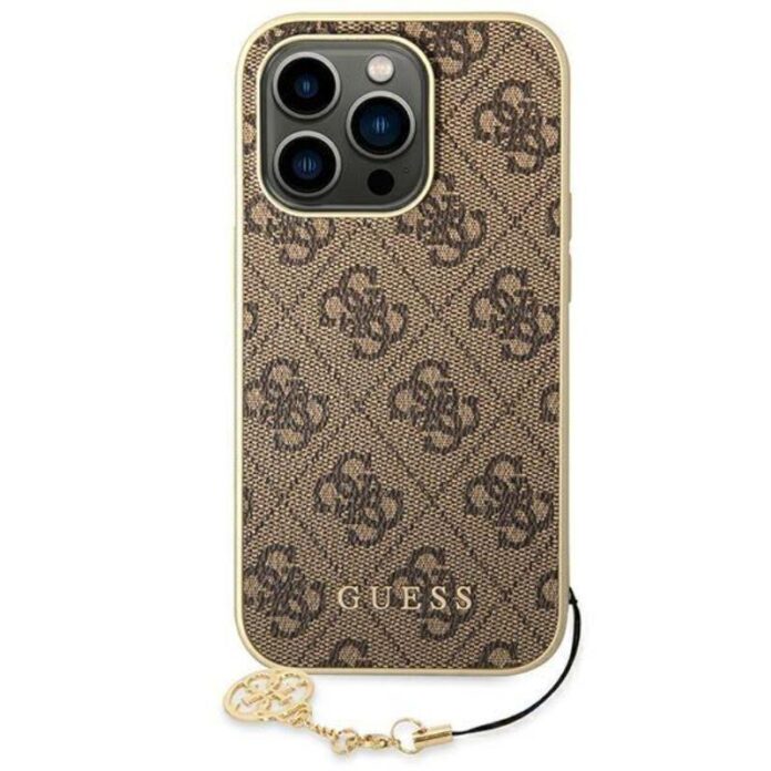 Guess Husa 4G Charms iPhone 14 Pro Maro Guess Husa 4G Charms iPhone 14 Pro Maro