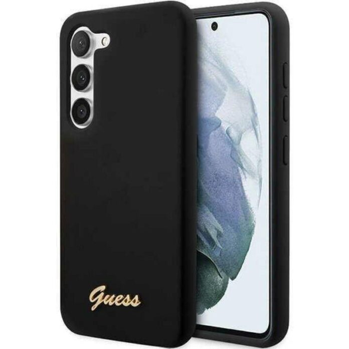 Guess Husa Liquid Silicone Metal Logo Samsung Galaxy S23 Negru Guess Husa Liquid Silicone Metal Logo Samsung Galaxy S23 Negru