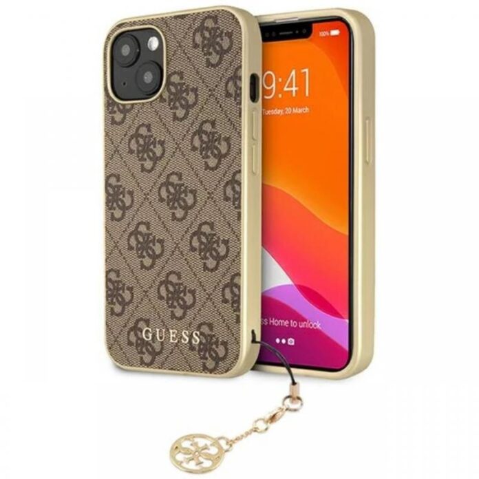 Guess Husa 4G Charms iPhone 13 Maro Guess Husa 4G Charms iPhone 13 Maro