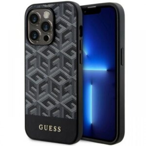 Guess Husa GCube Stripes MagSafe iPhone 13 Pro Max Roz Guess Husa GCube Stripes MagSafe iPhone 13 Pro Max Roz