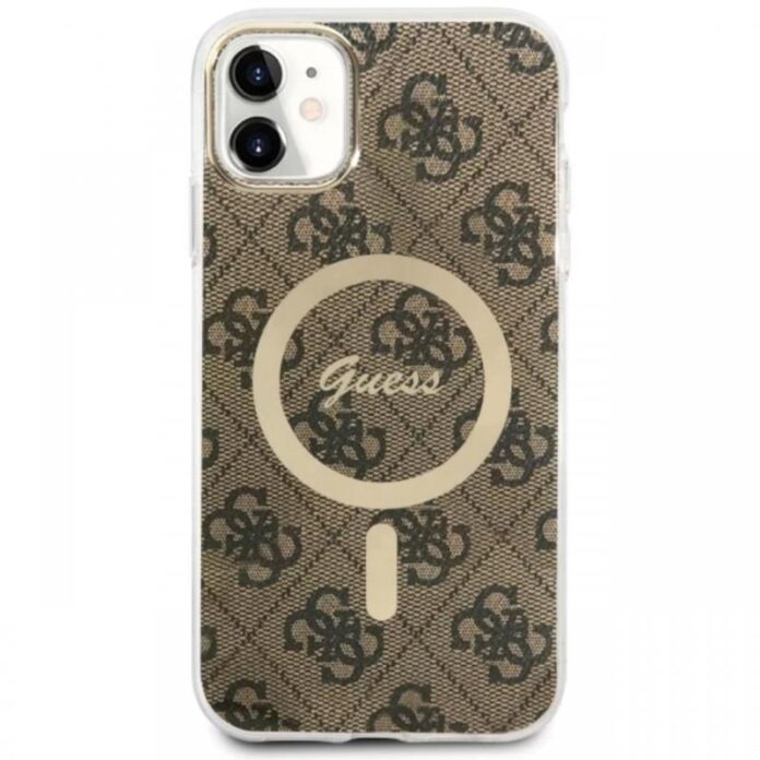Guess Husa MagSafe iPhone 11 Negru Guess Husa MagSafe iPhone 11 Negru