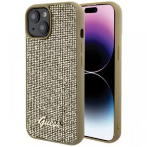 Guess Husa Square Mirror Script Logo iPhone 15 Negru Guess Husa Square Mirror Script Logo iPhone 15 Negru