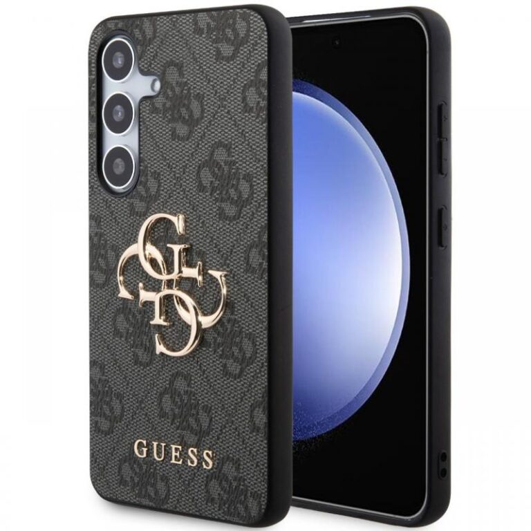Guess Husa PU 4G Metal Logo Samsung Galaxy S24 Maro