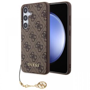 Guess Husa 4G Charms Samsung Galaxy S24 Plus Gri Guess Husa 4G Charms Samsung Galaxy S24 Plus Gri