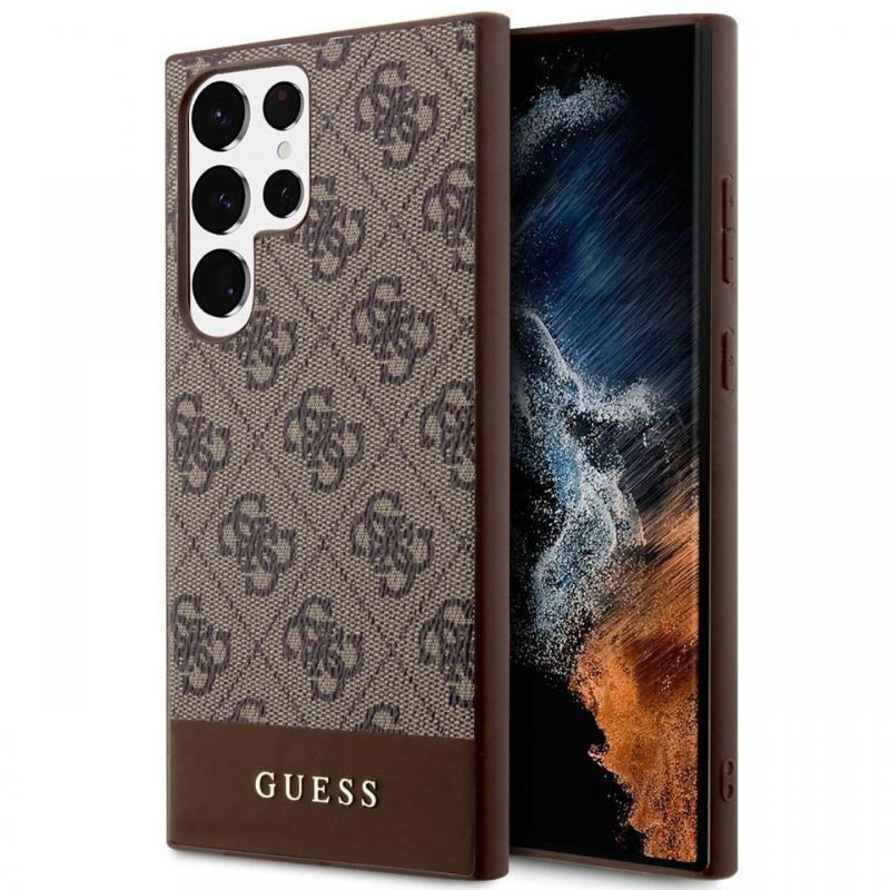 Guess Husa 4G Stripe Logo Samsung Galaxy S24 Ultra Gri Guess Husa 4G Stripe Logo Samsung Galaxy S24 Ultra Gri