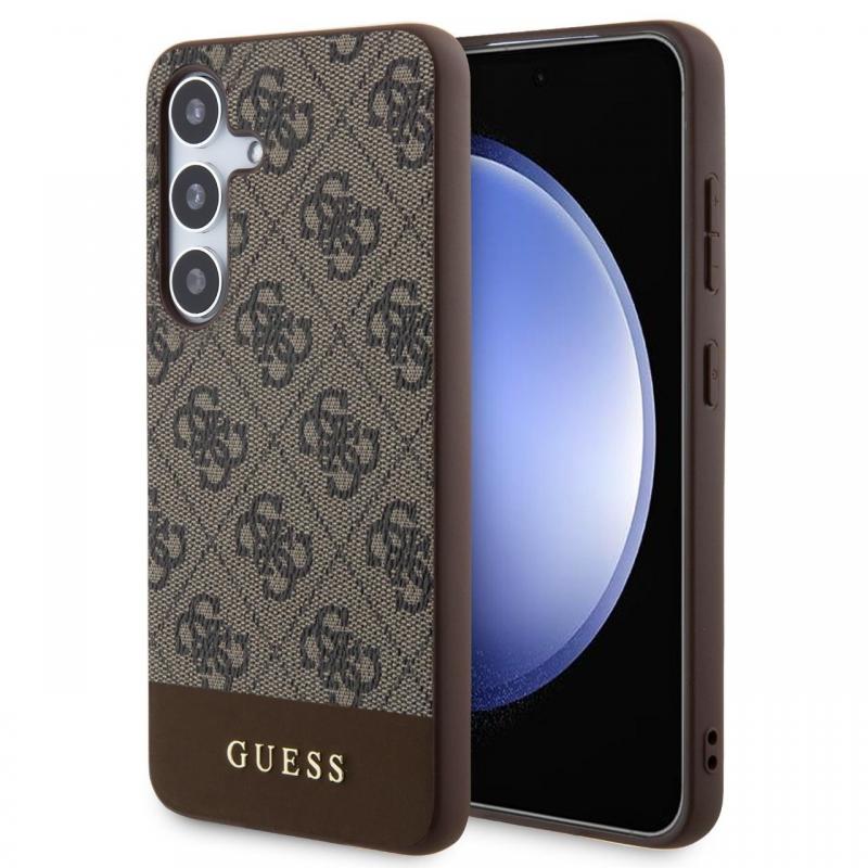 Guess Husa 4G Stripe Logo Samsung Galaxy S24 Plus Gri Guess Husa 4G Stripe Logo Samsung Galaxy S24 Plus Gri