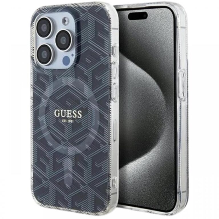 Guess Husa GCube MagSafe iPhone 15 Pro Roz