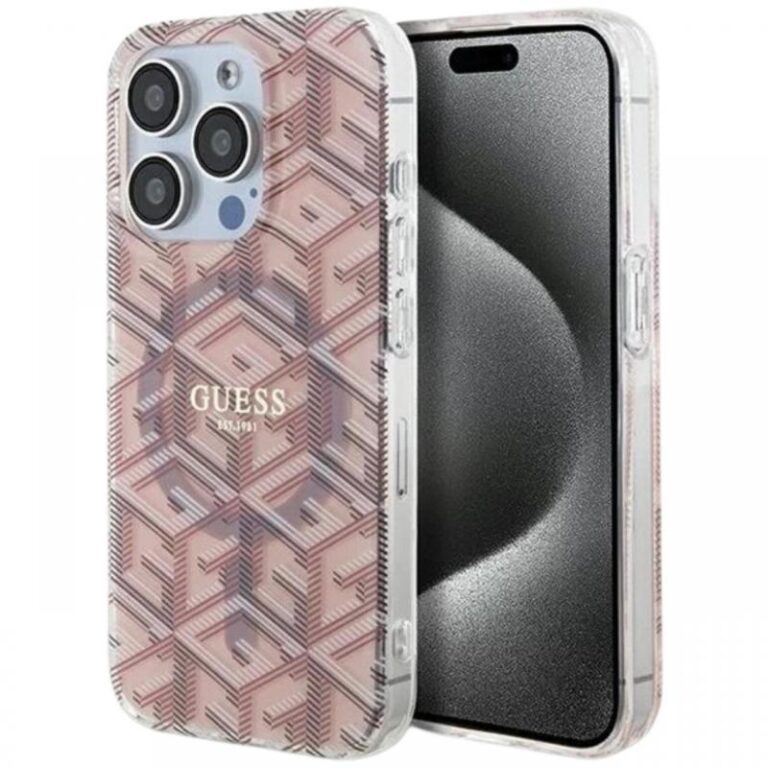 Guess Husa GCube MagSafe iPhone 15 Pro Max Negru