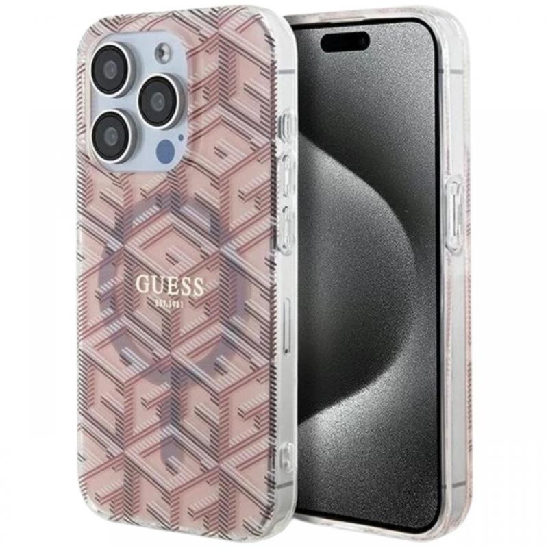 Guess Husa GCube MagSafe iPhone 15 Pro Max Negru Guess Husa GCube MagSafe iPhone 15 Pro Max Negru