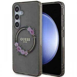 Guess Husa Flowers Wreath MagSafe Samsung Galaxy S24 Roz Guess Husa Flowers Wreath MagSafe Samsung Galaxy S24 Roz