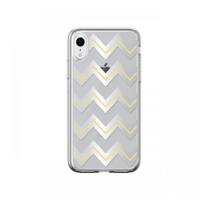 Husa iPhone XR Devia Silicon Bowen Series Black (cu model electroplacat)