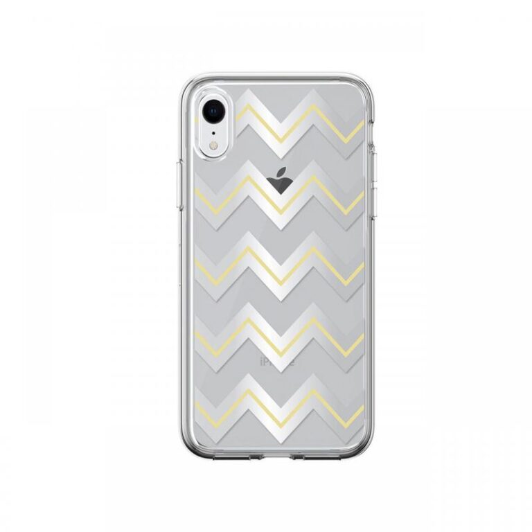 Husa iPhone XR Devia Silicon Bowen Series Black (cu model electroplacat)