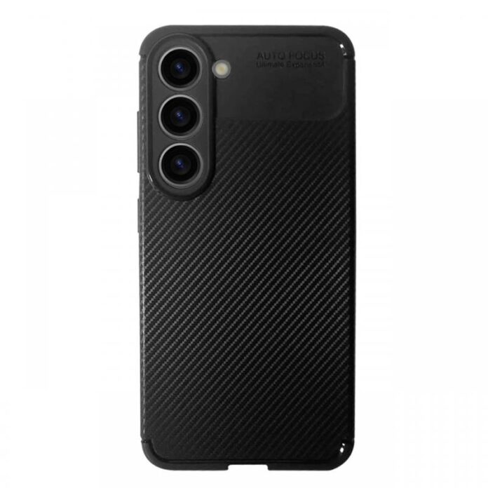 Devia Husa Carbon Fiber Texture Shockproof Samsung Galaxy S23 Plus Albastru