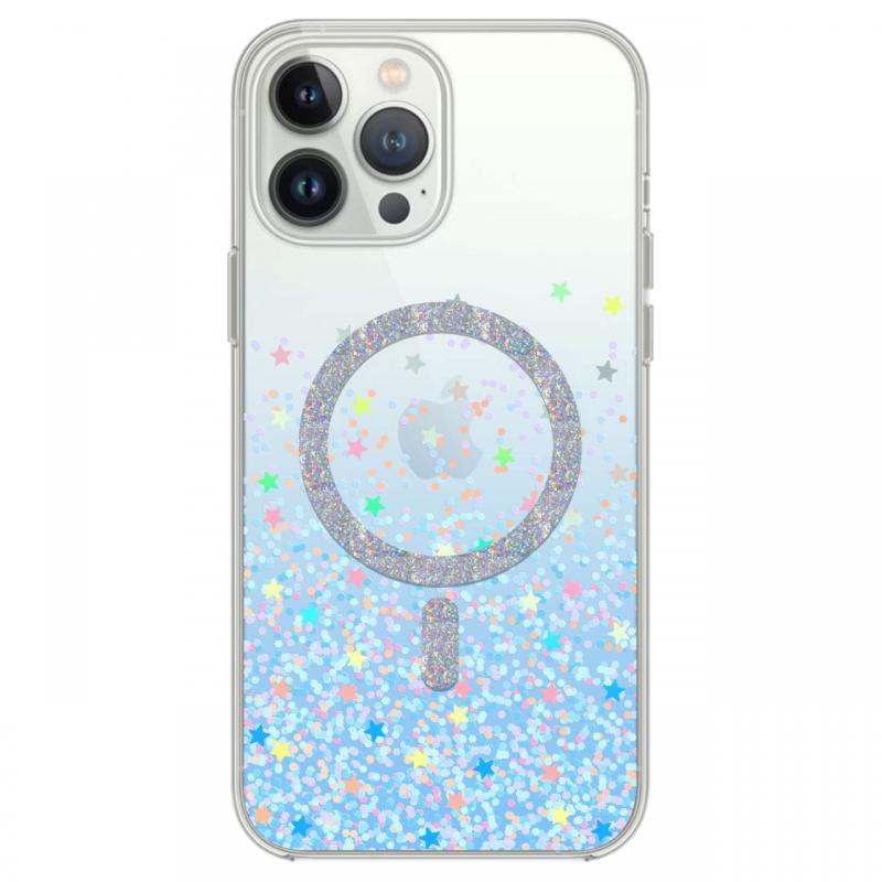 Devia Husa Shiny Series Original Design Magnetic iPhone 15 Pro Max Transparent / Negru Devia Husa Shiny Series Original Design Magnetic iPhone 15 Pro Max Transparent / Negru