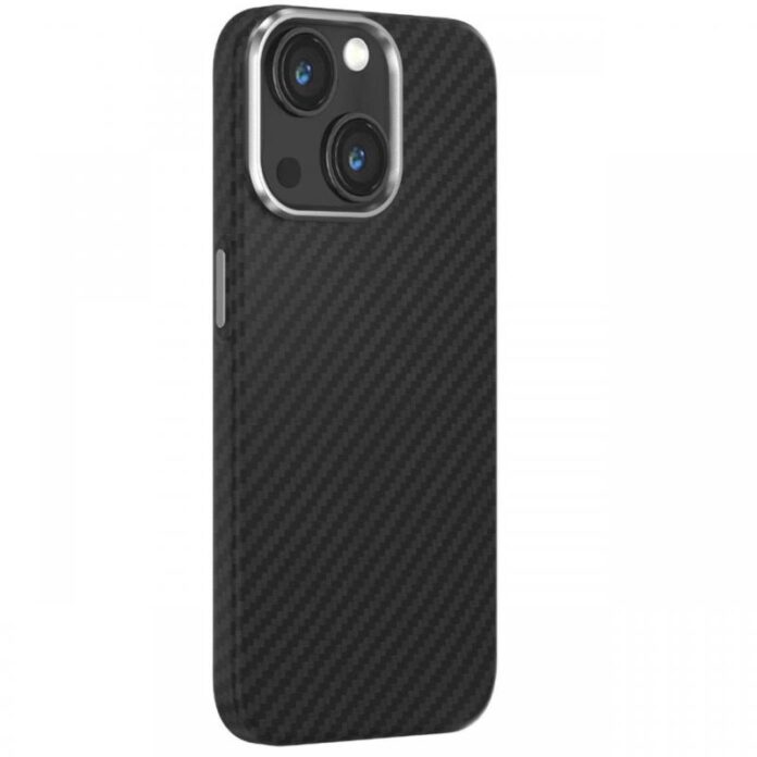 Devia Husa Ultra-Thin Carbon Fiber Magnetic iPhone 15 Negru Devia Husa Ultra-Thin Carbon Fiber Magnetic iPhone 15 Negru