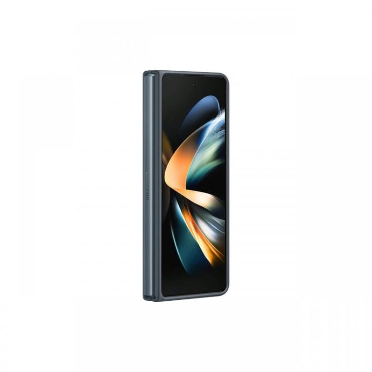 Husa Originala Samsung Galaxy Z Fold4 Leather Cover Graygreen