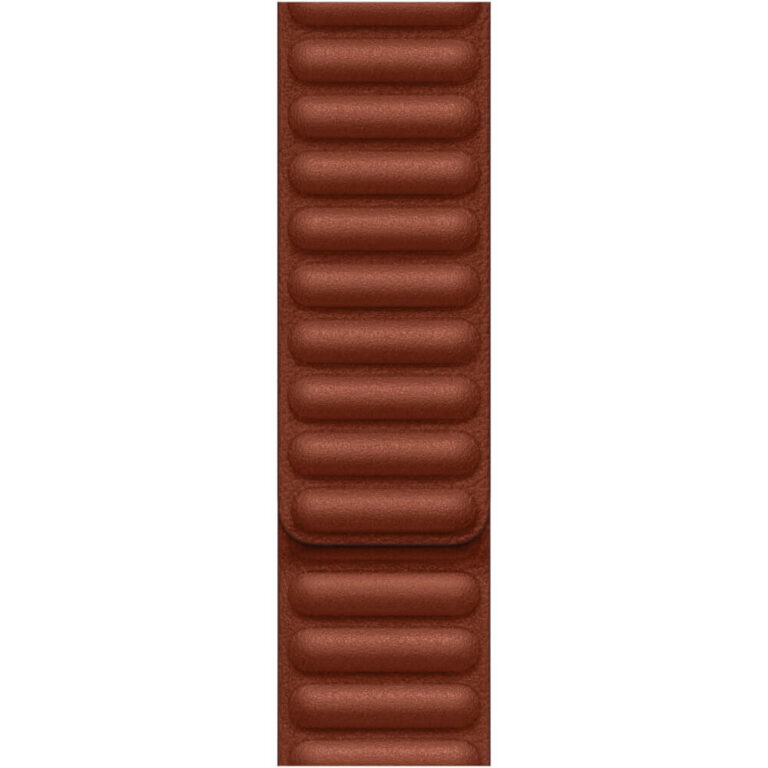 Curea pentru Apple Watch 45mm, Leather Link, S/M, Umber