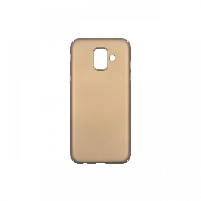 Husa Samsung Galaxy A6 2018 Just Must Uvo Gold(material fin la atingere, slim fit)