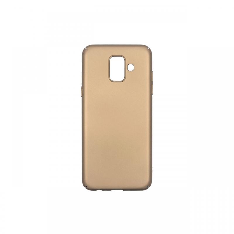Husa Samsung Galaxy A6 2018 Just Must Uvo Gold(material fin la atingere, slim fit) Husa Samsung Galaxy A6 2018 Just Must Uvo Gold(material fin la atingere, slim fit)