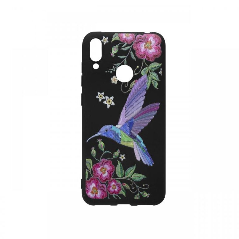 Husa Huawei Y7 2019 Just Must Silicon Printed Embroidery Colibri