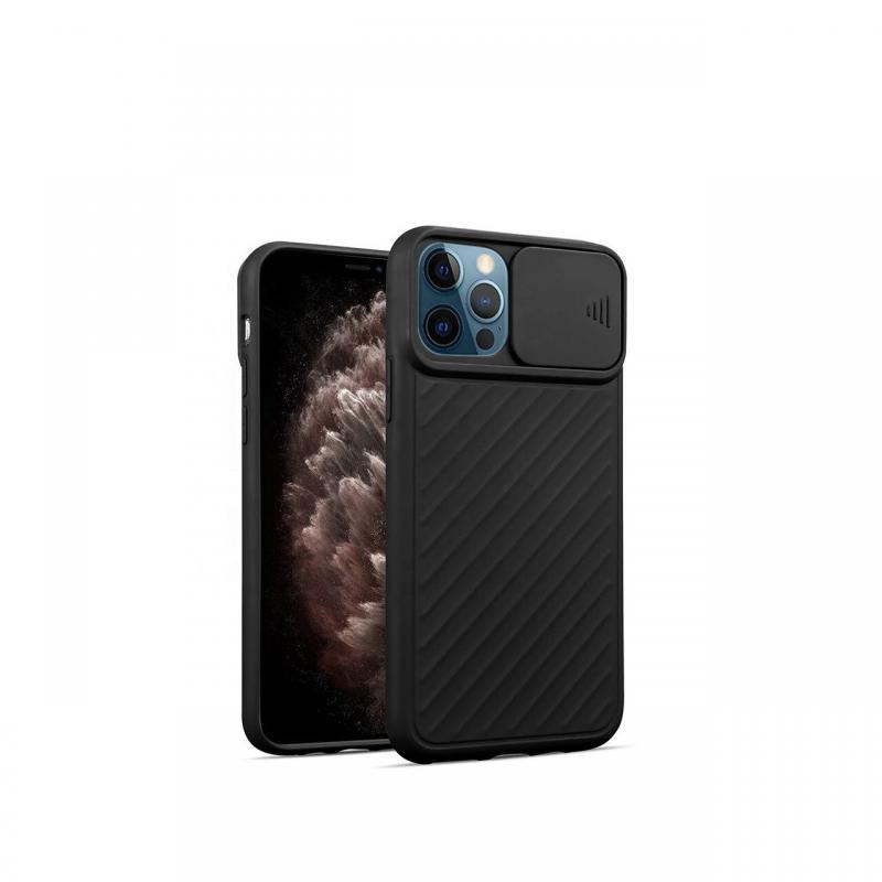 Husa iPhone 12 / 12 Pro Just Must Camo Black Husa iPhone 12 / 12 Pro Just Must Camo Black