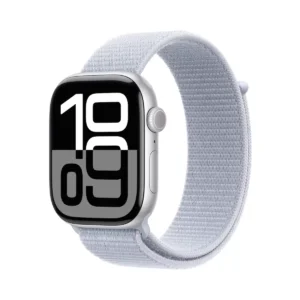 Smartwatch Apple Watch 10 GPS 46mm Carcasa Silver Aluminium Bratara Blue Cloud Sport Loop Smartwatch Apple Watch 10 GPS 46mm Carcasa Silver Aluminium Bratara Blue Cloud Sport Loop