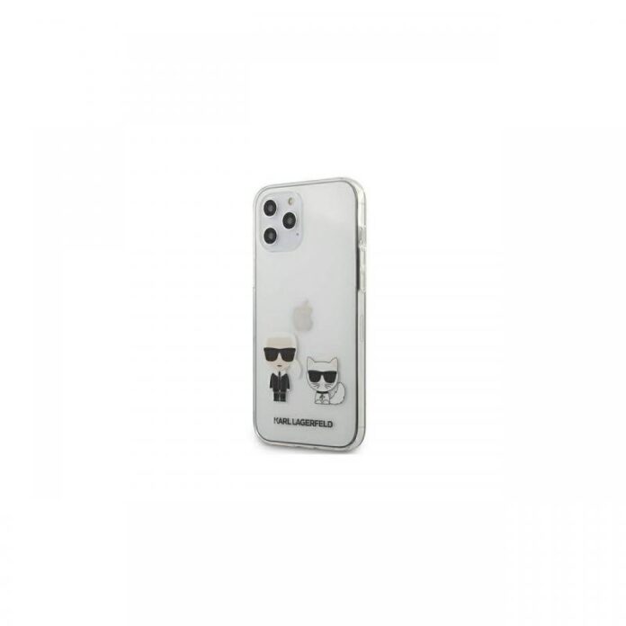 Husa iPhone 12 Pro Max Karl Lagerfeld Karl & Choupette Transparent Husa iPhone 12 Pro Max Karl Lagerfeld Karl & Choupette Transparent