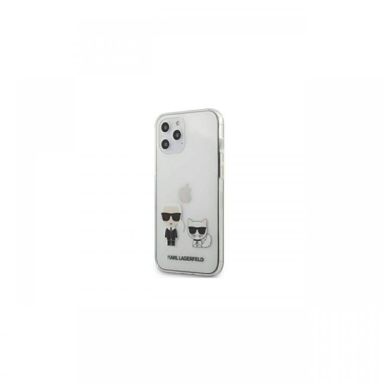 Husa iPhone 12 Pro Max Karl Lagerfeld Karl & Choupette Transparent
